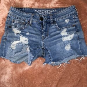American eagle super stretch shorts
